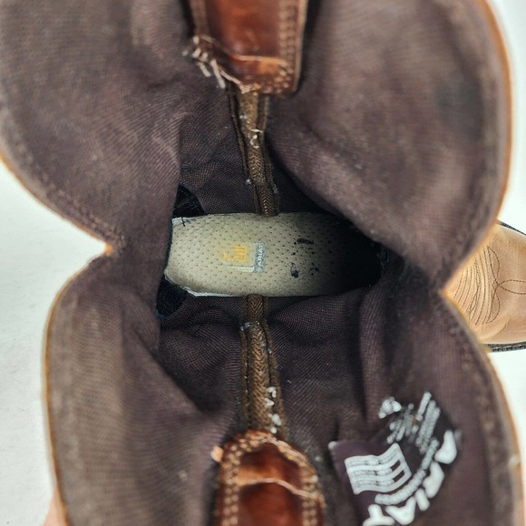 Ariat Men's Ironside 10005937 Cowboy boot US 12 D Brown Leather western boot - Picture 9 of 11